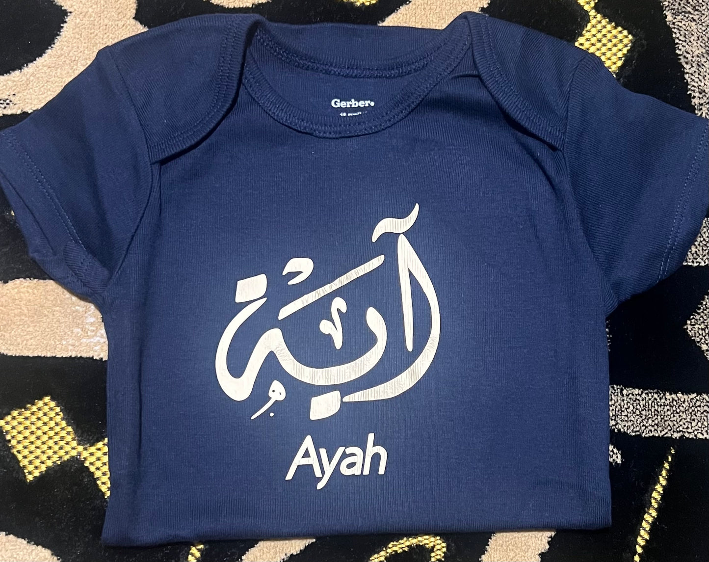 Single Custom Name Baby onesies