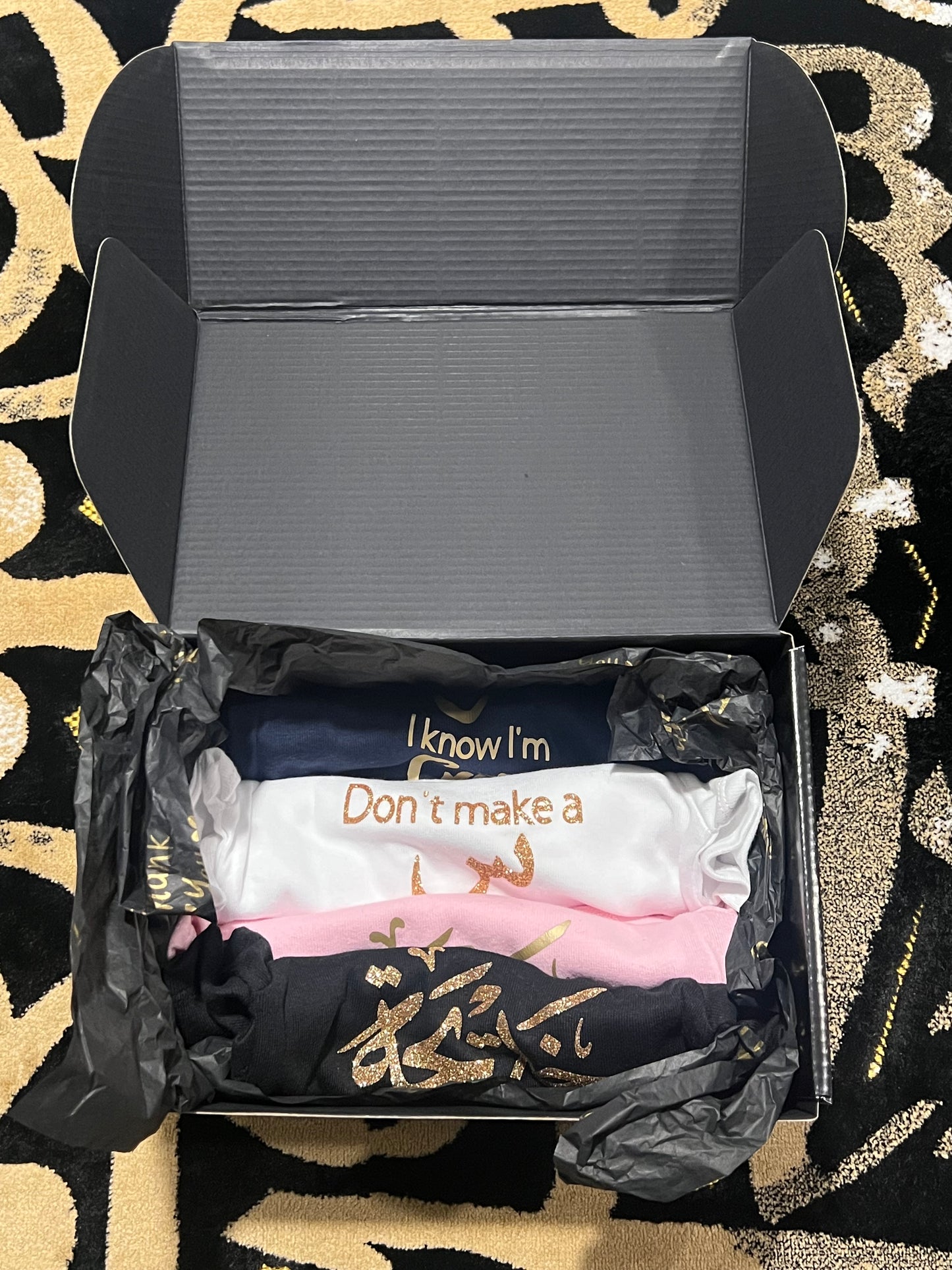 Custom Baby onesies in a Gift Box